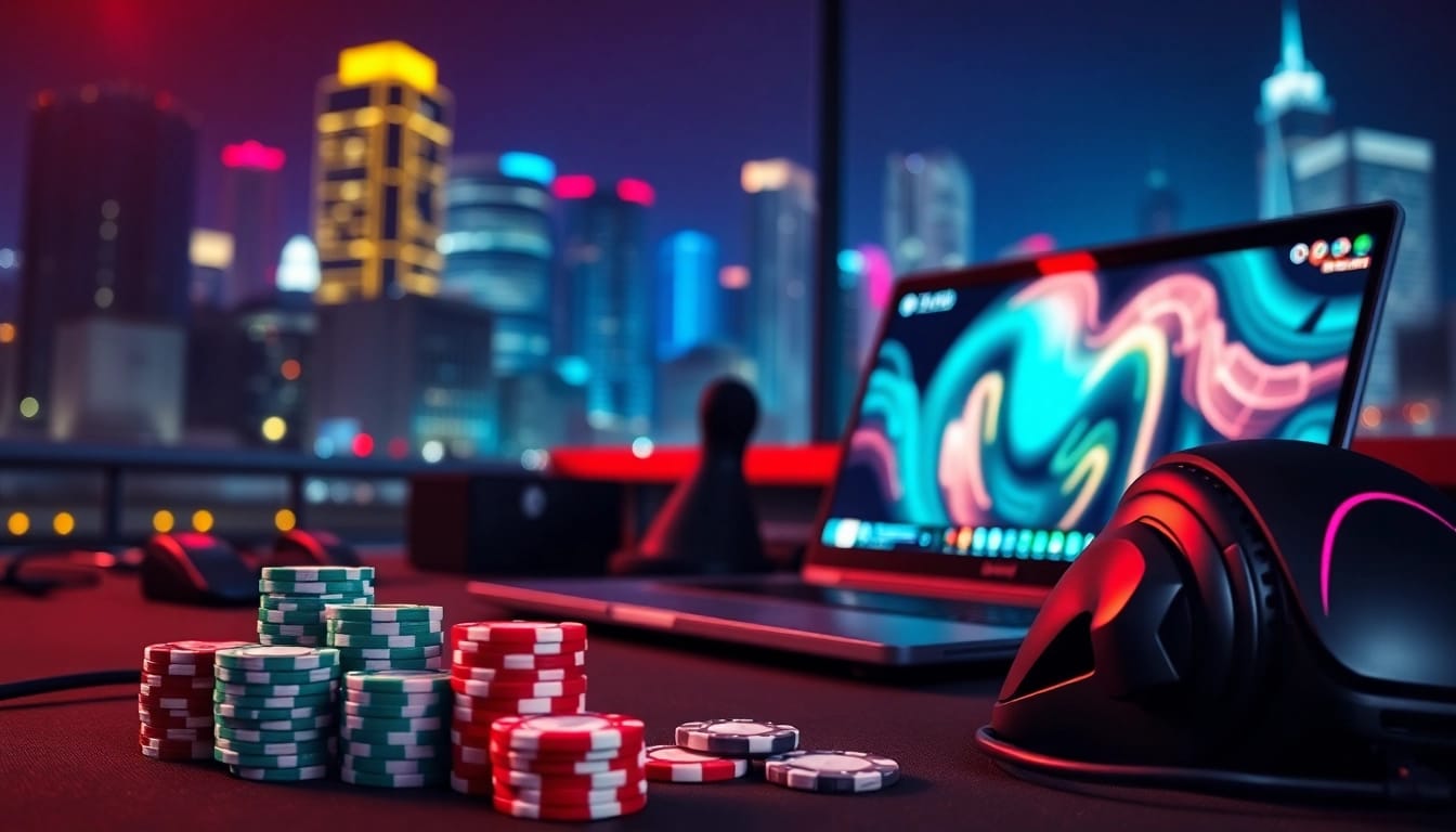 Az online casino világáról szóló fénykép, dinamikus játékasztallal és izgalmas elemekkel.