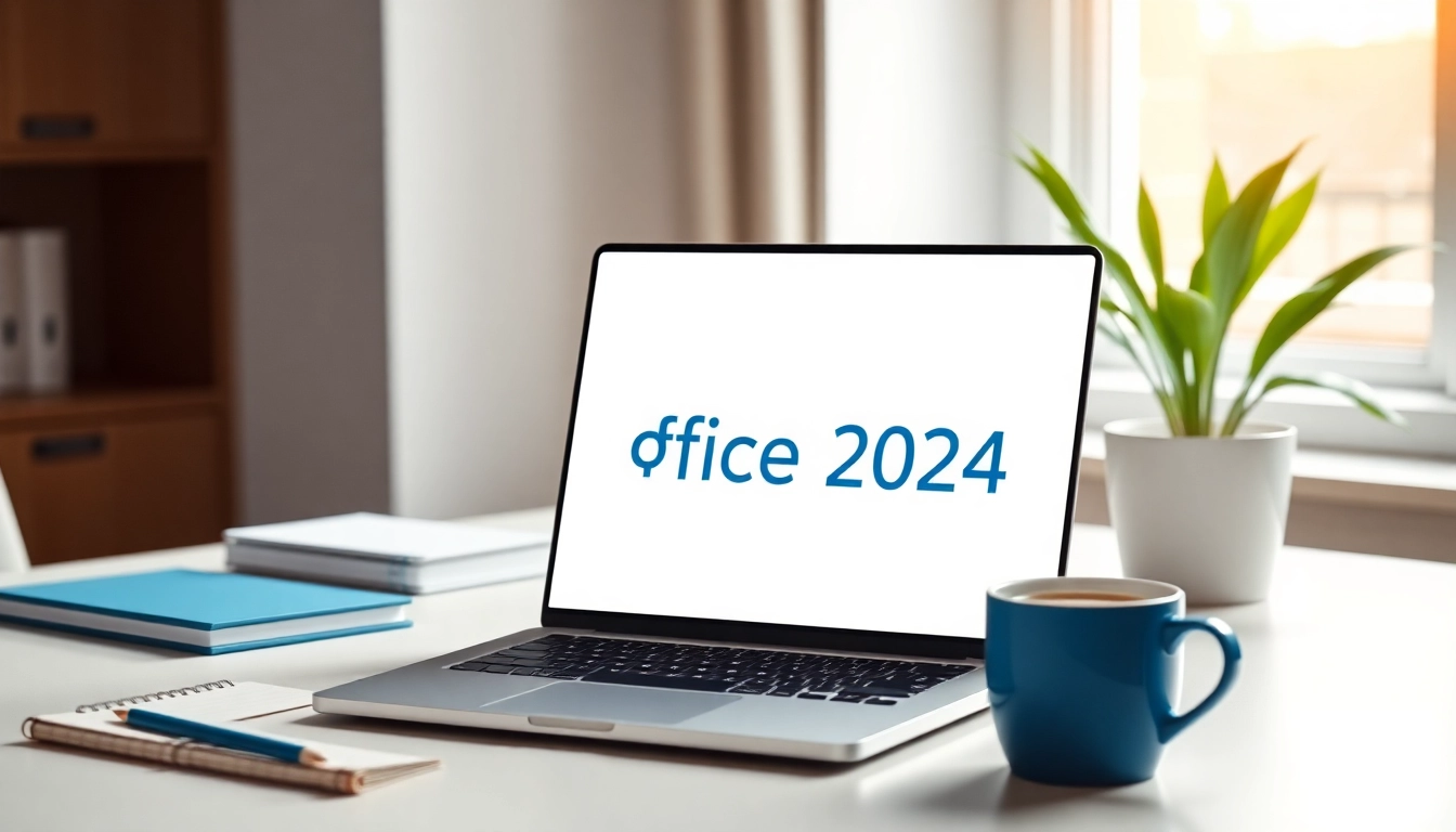 Verwenden Sie Office 2024 Mac Einzellizenz ohne Cloudbindung in einem modernen Büro-Setup.