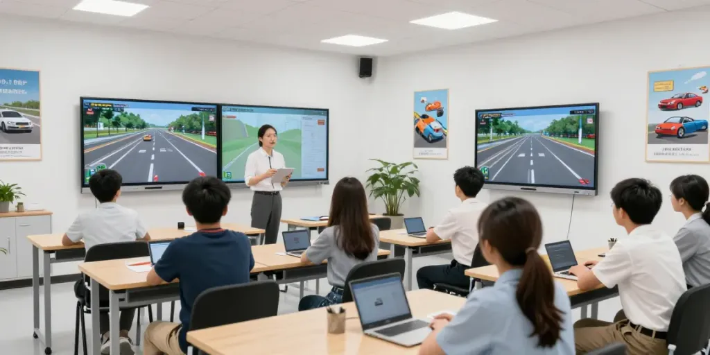 Fahrstunden Zürich: Moderne Fahrschule mit interaktiven Lernlösungen für angehende Autofahrer.
