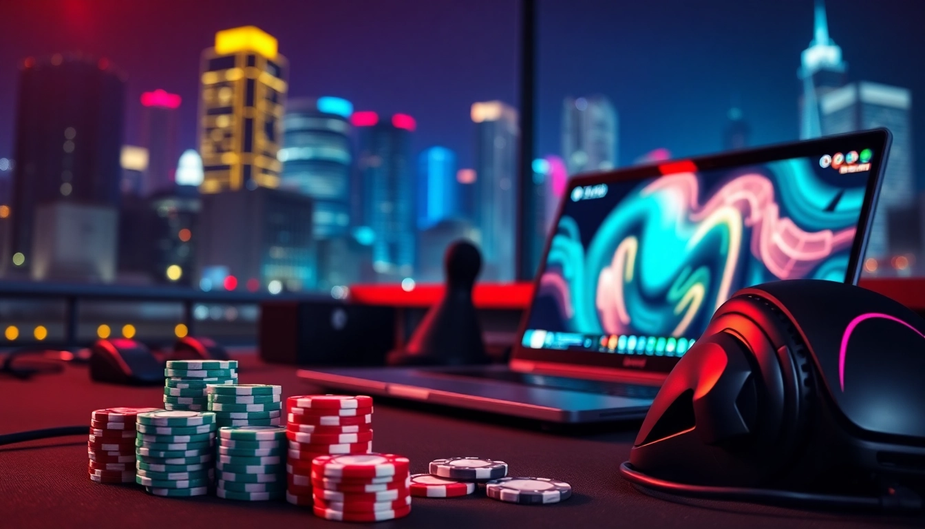 Az online casino világáról szóló fénykép, dinamikus játékasztallal és izgalmas elemekkel.