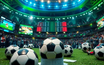 Dynamic digital landscape showcasing Top trang cá cược bóng đá with betting interfaces and live sports.