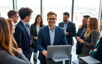 Headhunter Schweiz berät Kandidaten in hellem, modernem Büro mit Blick auf Zürich.